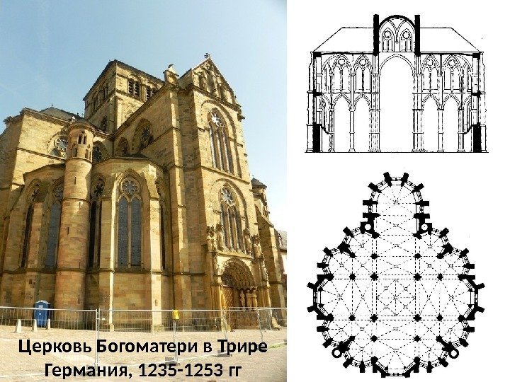 Церковь Богоматери в Трире Германия, 1235 -1253 гг 