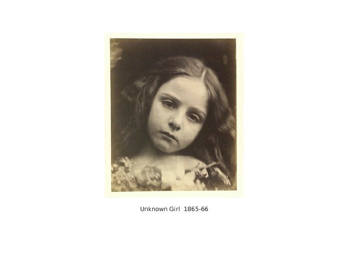 Unknown Girl 1865 -66 