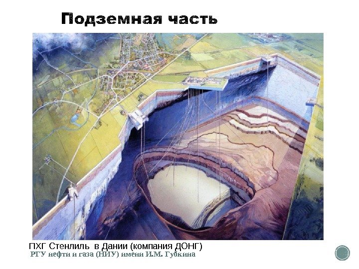 РГУ нефти и газа (НИУ) имени И. М. Губкина. ПХГ Стенлиль в Дании (компания