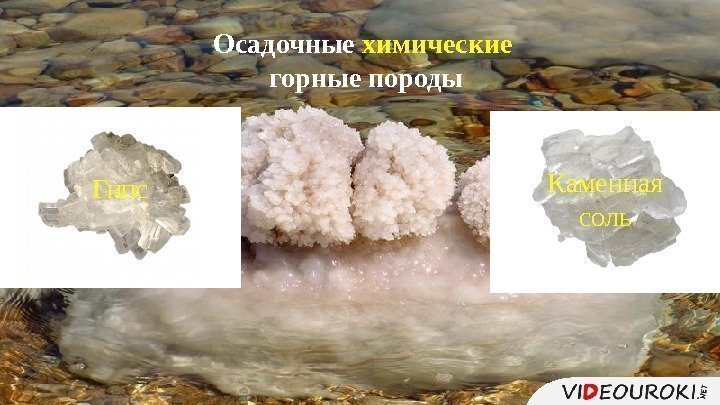 Гипс Каменная соль. Осадочные химические  горные породы 