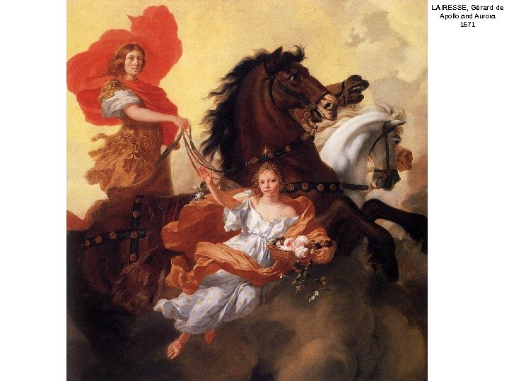 LAIRESSE, Gérard de Apollo and Aurora 1671 