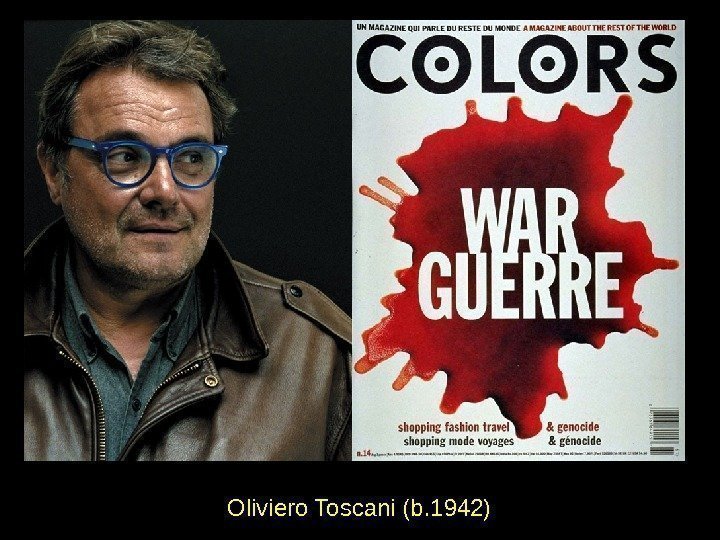 Oliviero Toscani (b. 1942) 