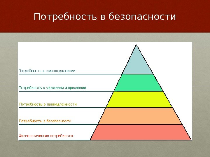 Потребность в безопасности 