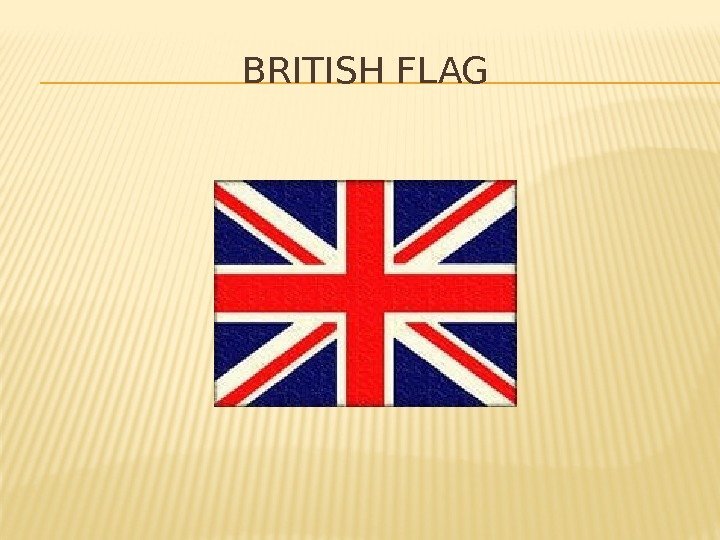 BRITISH FLAG 