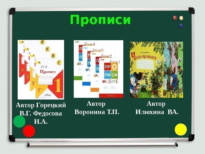 Прописи  Автор Горецкий В. Г. Федосова Н. А. Автор  Воронина Т. П.