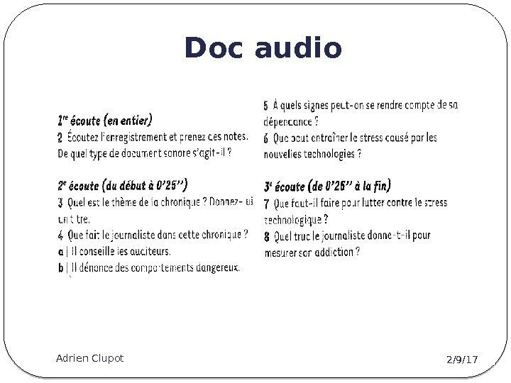 Doc audio 2/9/17 Adrien Clupot 10 
