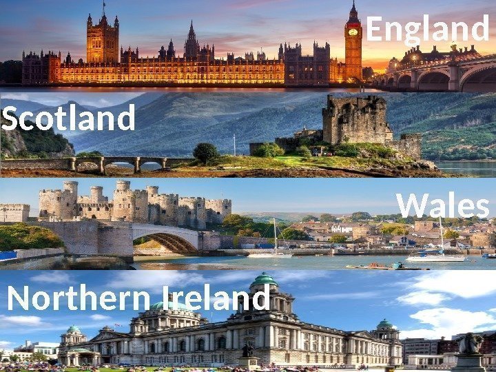 England Northern Ireland Wales. Scotland 