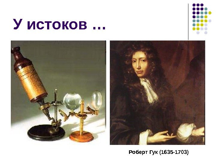 У истоков … Роберт Гук (1635 -1703) 