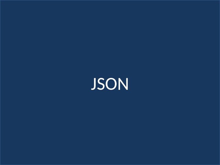 JSON 