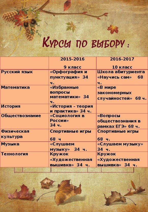 2015 -2016 9 класс 2016 -2017 10 класс Русский язык  «Орфография и пунктуация»