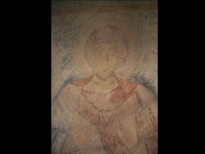 Св. Георгий. Фреска придела святого Георгия. 