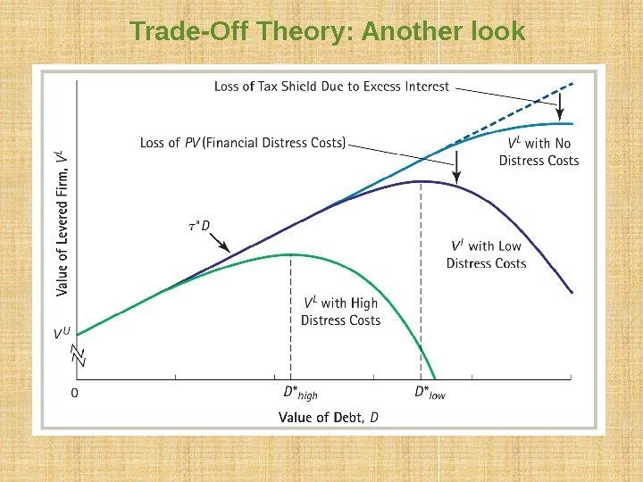 Trade-Off Theory: Another look 