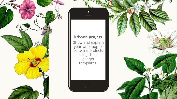 i. Phone project Show and explain your web, app or software projects using these