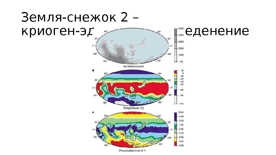 Земля-снежок 2 – криоген-эдиакарское оледенение 