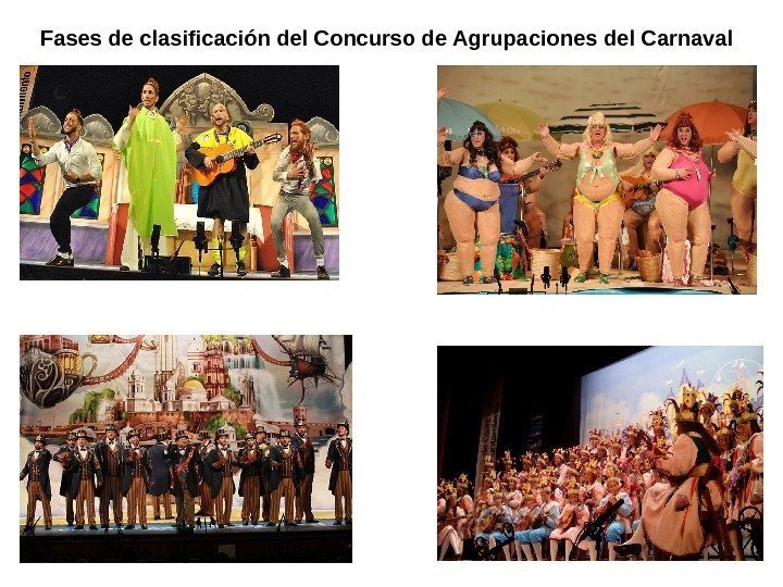   Fases de clasificación del Concurso de Agrupaciones del Carnaval 