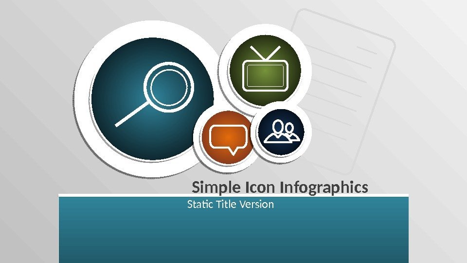 Simple Icon Infographics Static Title Version    