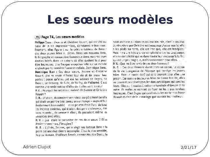 Les sœurs modèles 2/21/17 Adrien Clupot 7 