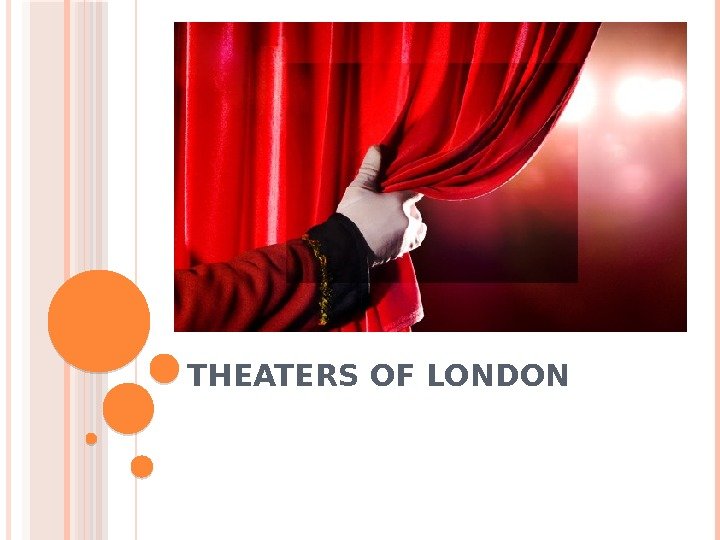 THEATERS OF LONDON    