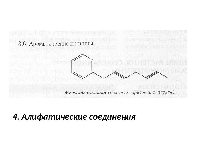 4. Алифатические соединения 