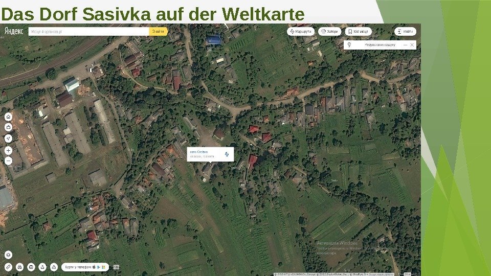 Das Dorf Sasivka auf der Weltkarte   