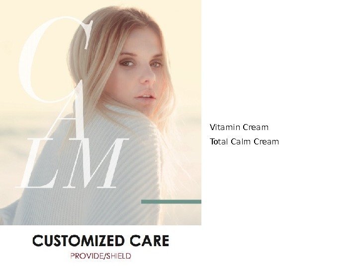 - for internal use only - Vitamin Cream Total Calm Cream 