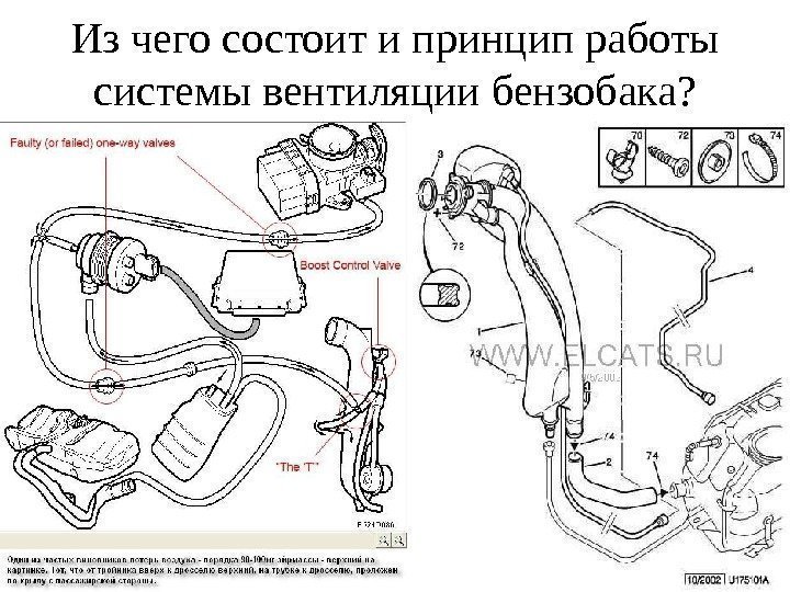 Из чего состоит и принцип работы системы вентиляции бензобака ? 