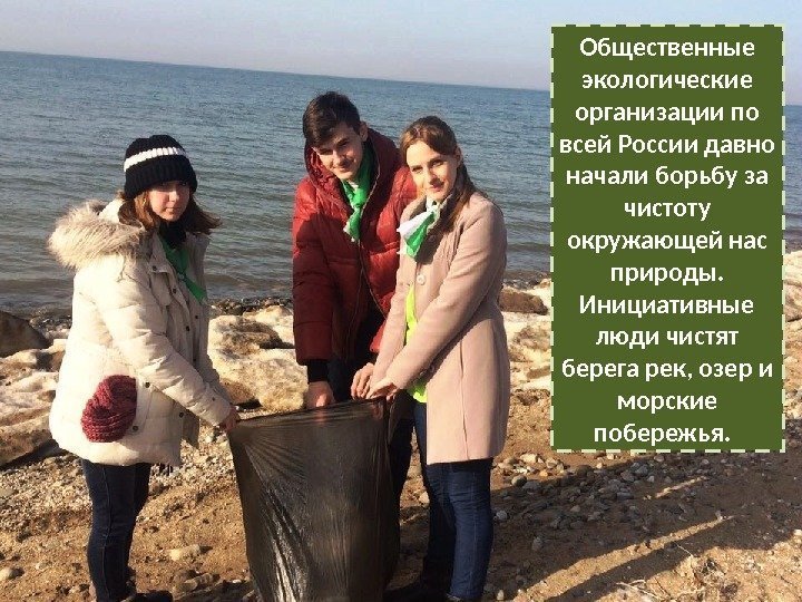 Общественные экологические организации по всей России давно начали борьбу за чистоту окружающей нас природы.
