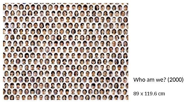 Who am we? (2000) 89 x 119. 6 cm 