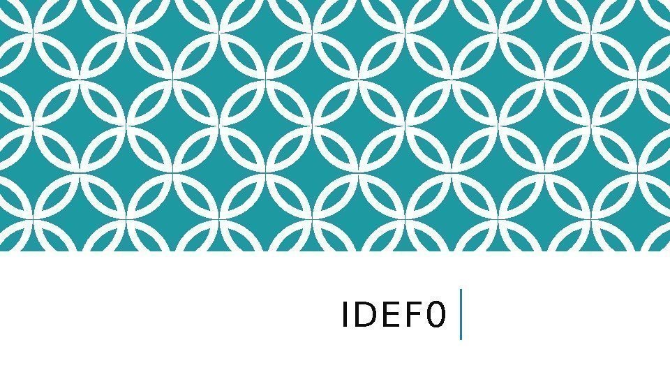 IDEF 0 