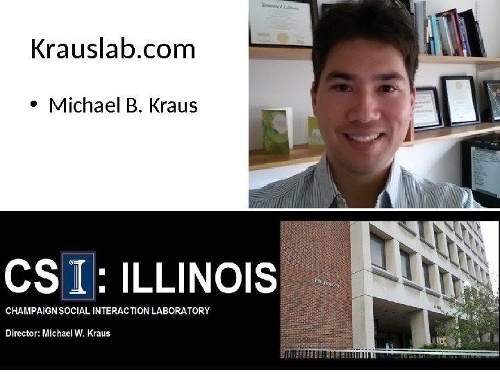 Krauslab. com • Michael B. Kraus 