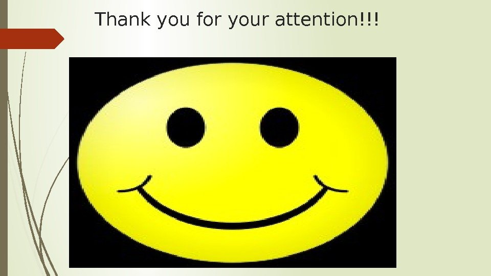 Thank you for your attention!!!   