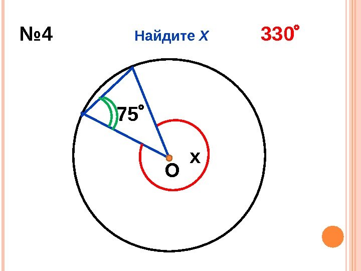 Найдите Х О 7 5 x№ 4 330  