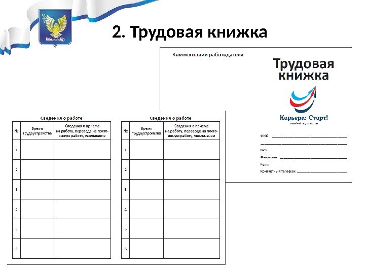 2. Трудовая книжка РЦСТВ Вят. ГУ 