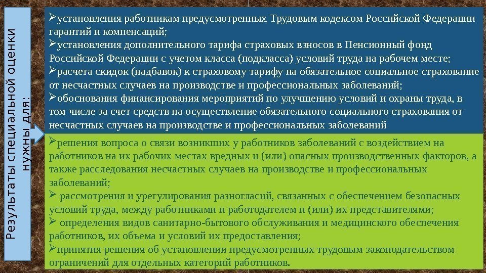  установления работникам предусмотренных Трудовым кодексом Российской Федерации гарантий и компенсаций;  установления дополнительного