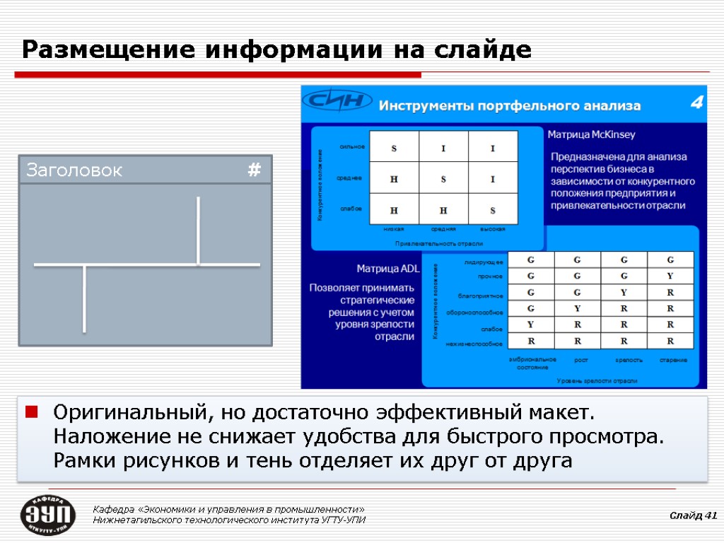 Какая информация может быть размещена на слайде презентации информатика