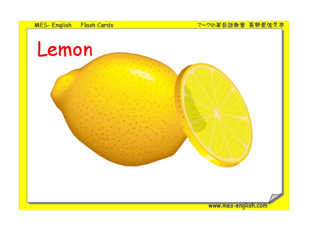 Лимон какой прилагательные