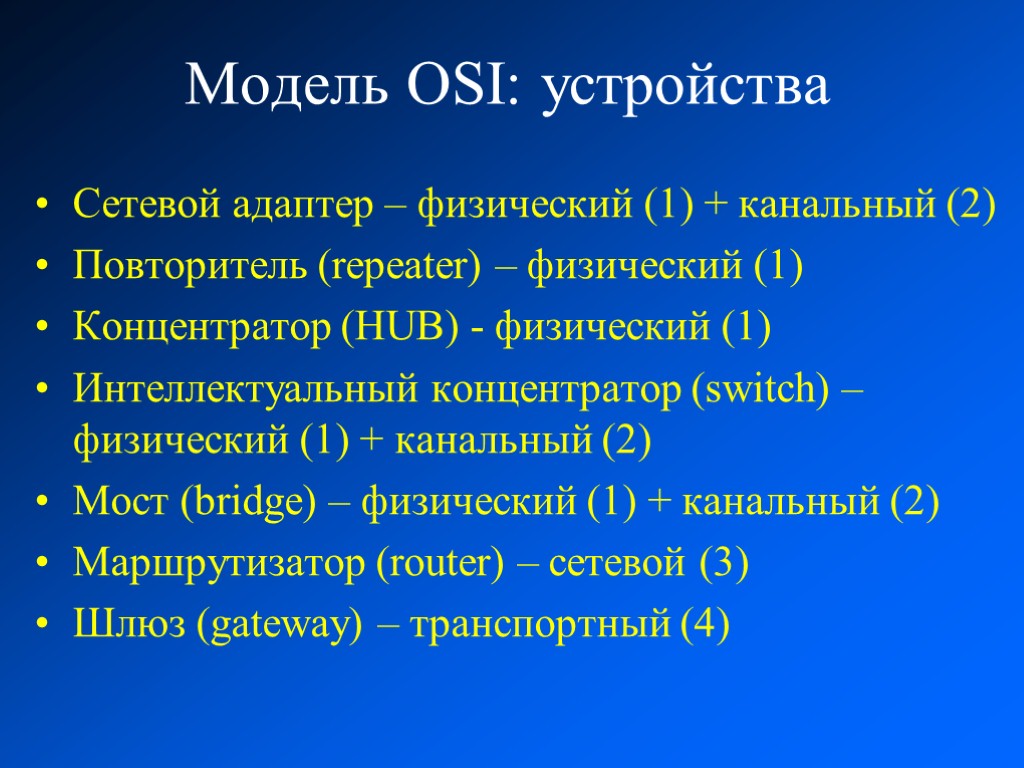 Модель устройства. Модель osi устройства. Концентратор уровень модели osi. Презентация osi. Сетевая модель osi физический.