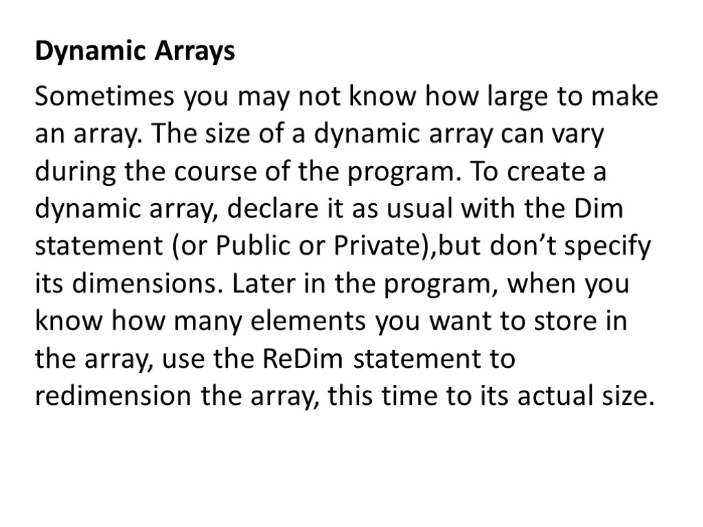 Variables and Data Types You’ll learn how to