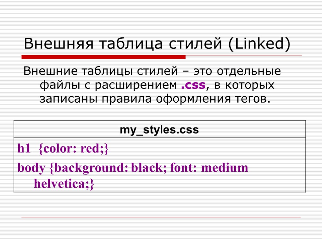 Таблица внешняя. Внешняя таблица стилей. Внешняя таблица стилей CSS. Внешние таблицы стилей html. Подключение внешней таблицы стилей.