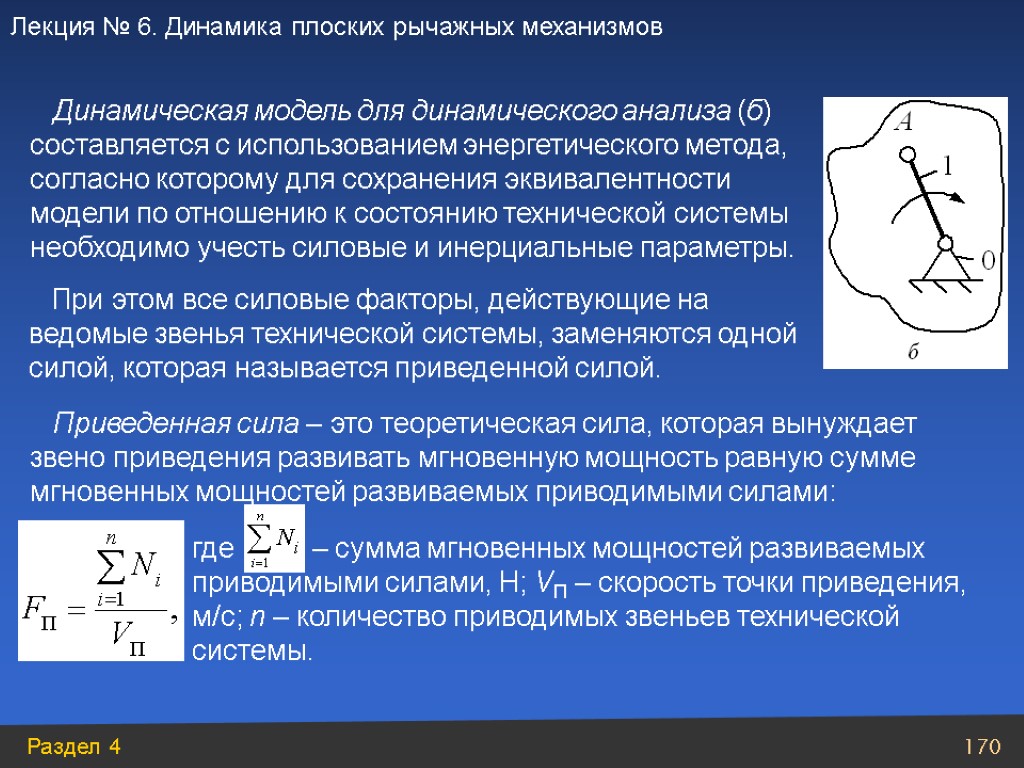 Приведенная сила