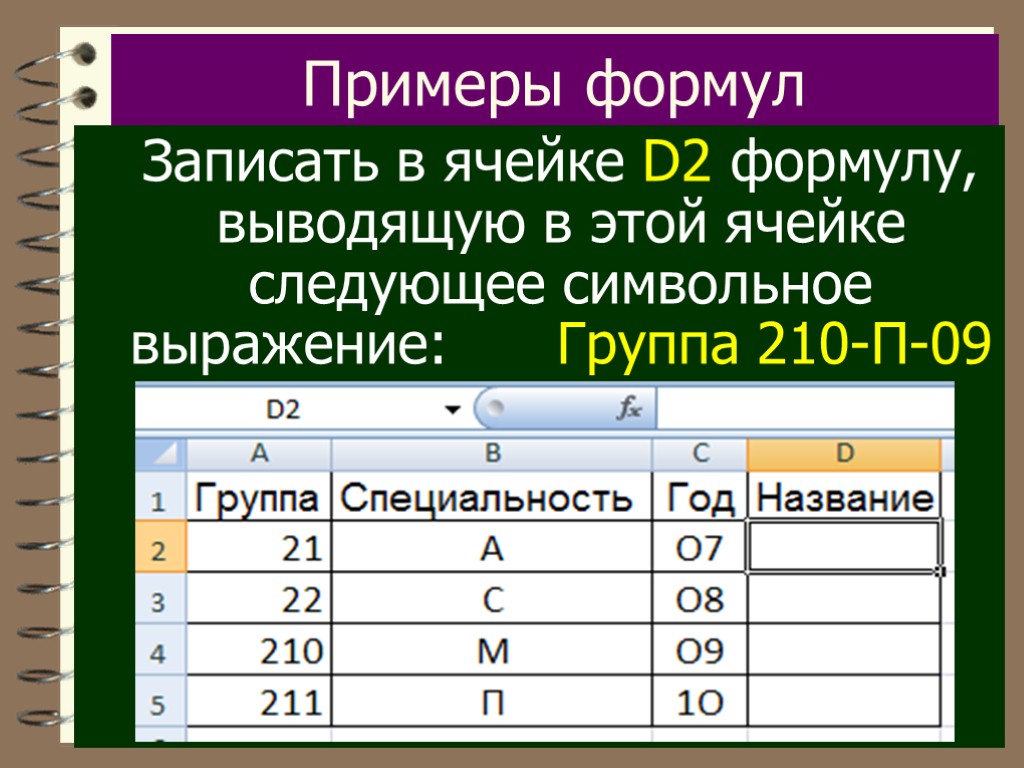 Вычислить формулу в ячейке электронной таблицы. Формула в ячейке. Запись формул в ячейках. Пример записи формулы в ячейку. Формулы примеры.