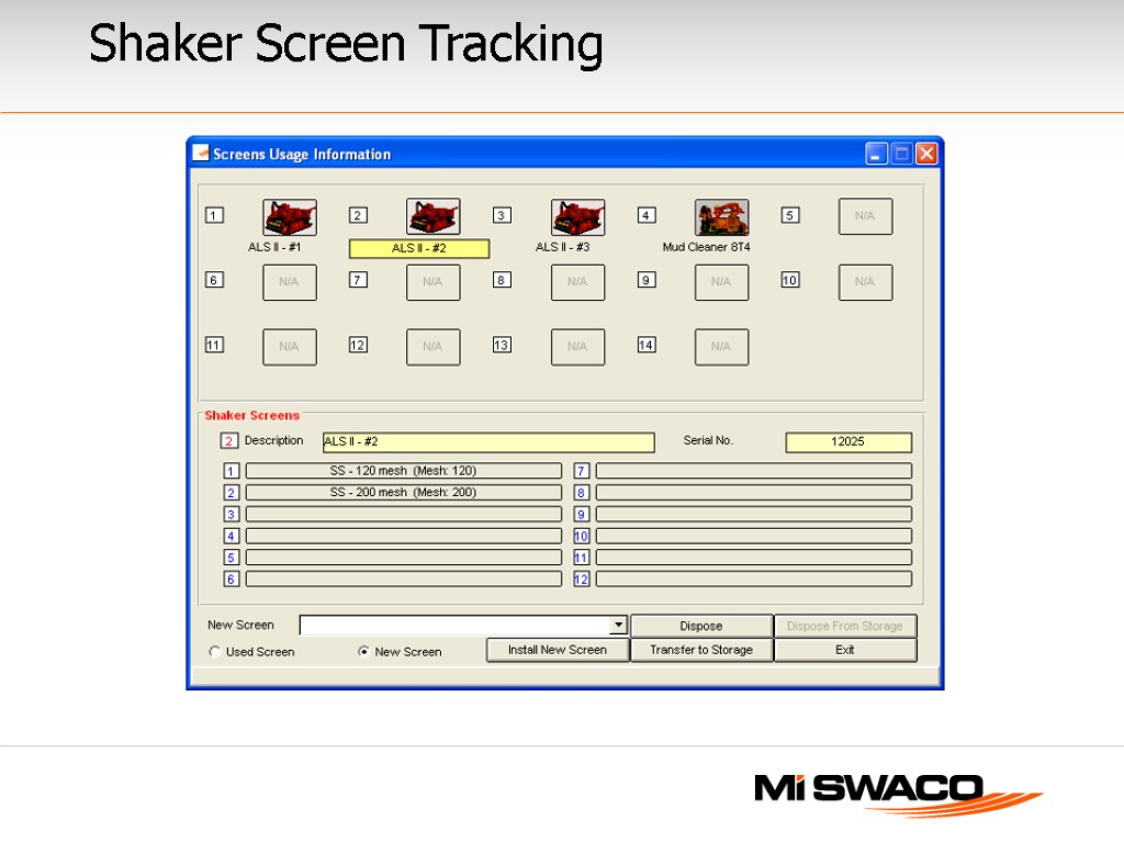 Trax Software Screen ONE-TRAX® Overview. ONE-TRAX Overview Database and Reporting tool