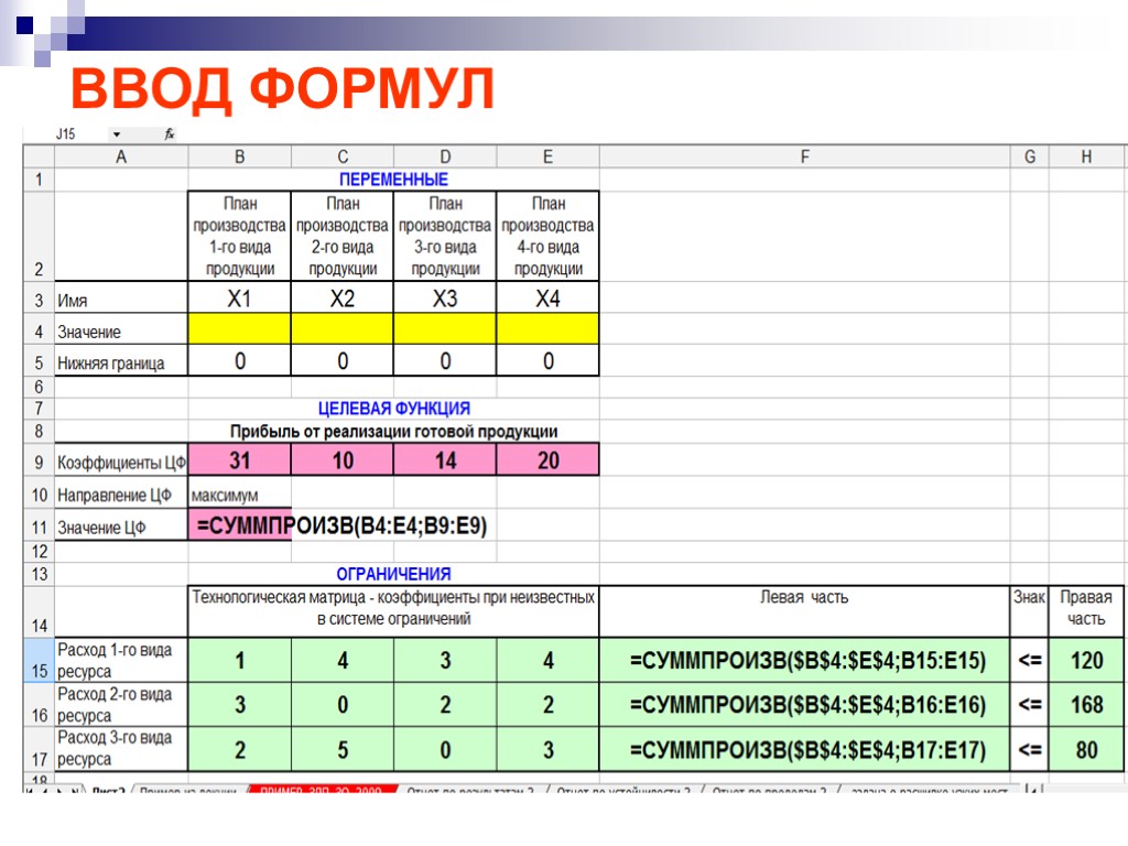 Ввести в формулу 3. Ввод формул. План производства формула. Правила ввода формул. Задачи на ввод формулы.