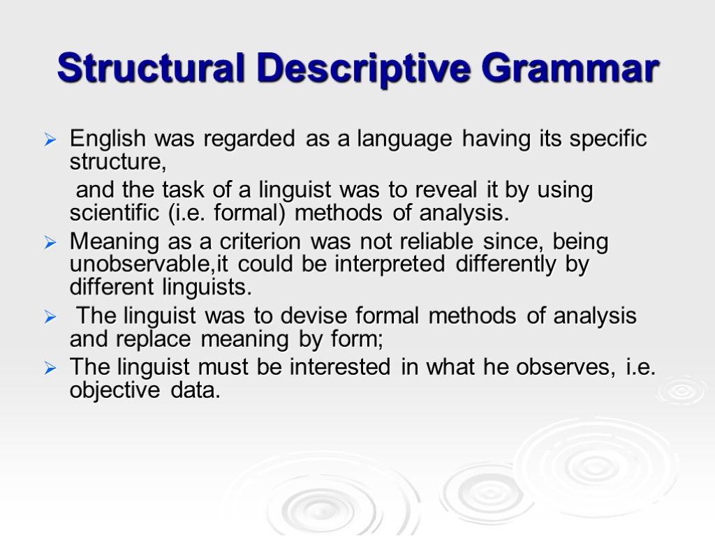 Description definition. Grammatical structure English language. Structural Grammar. The grammatical structure of the language.. Grammatical structure of English.