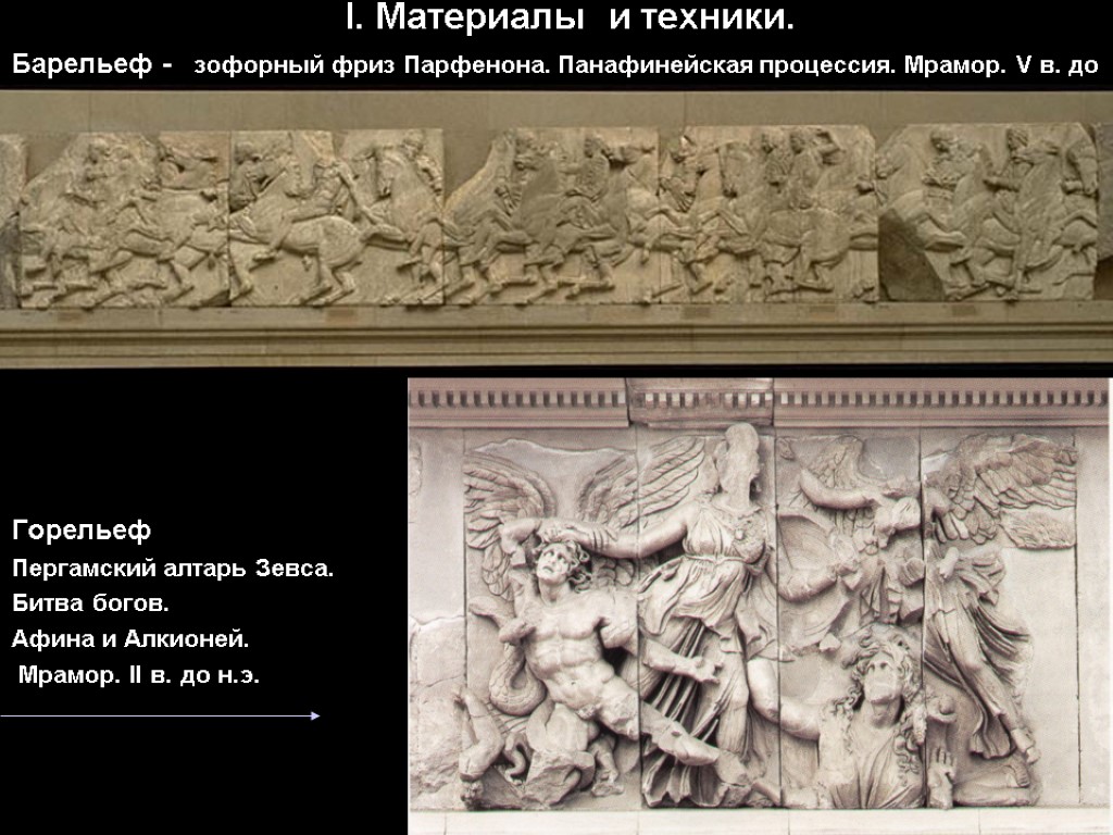 Парфенон автор барельефов. Фриз Парфенона панафинейская процессия. Олимпийские боги фриз Парфенона. Рельеф Пергамский алтарь Афина Алкионей. Фриз Пергамского алтаря.