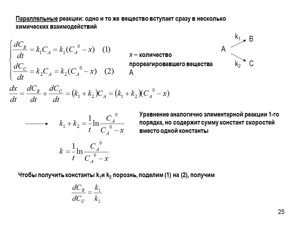 Элементы 1 порядка