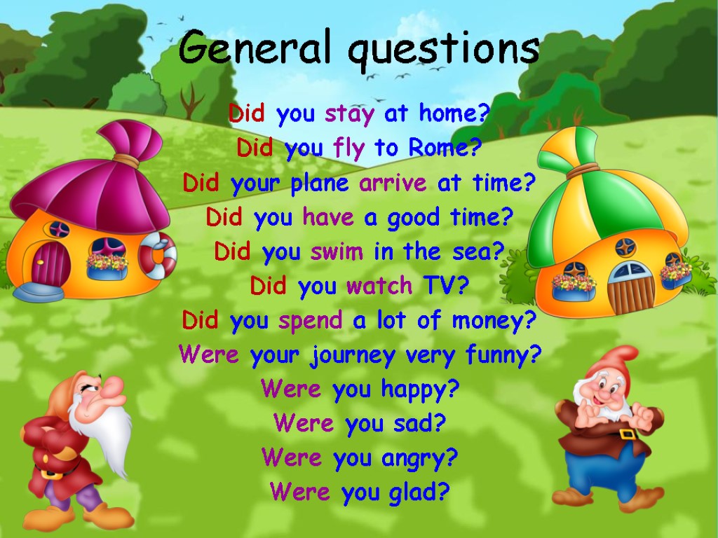 What time did you arrive. General questions. General вопрос. Вопросы General questions примеры. General questions схема.