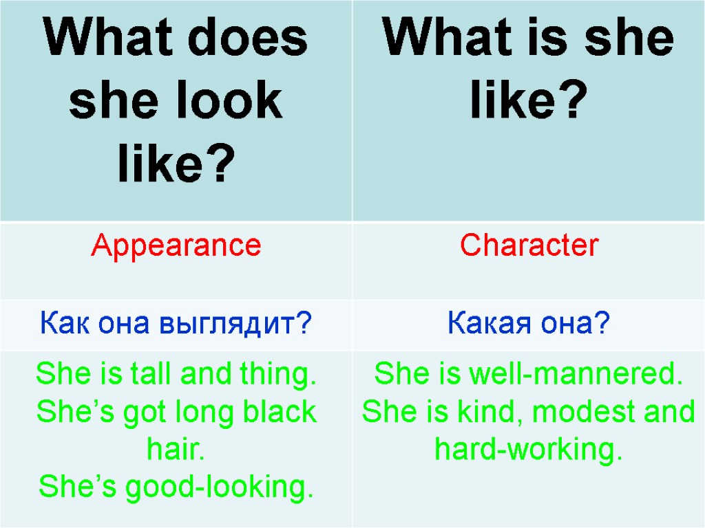 Like being перевод на русском. What is he like и what does he look like разница. To be like разница to look like. Look look like правило. What is she like what does she look like разница.