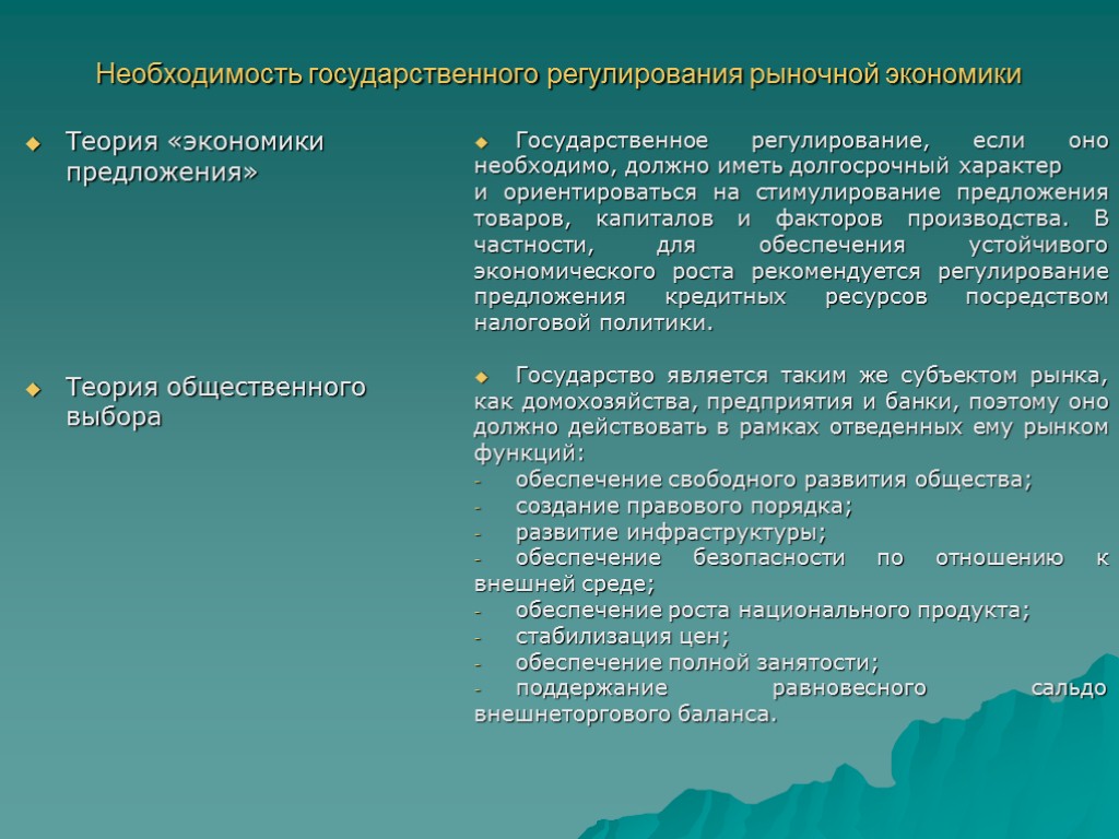 Как развивалось государственное вмешательство в экономику составьте план текста