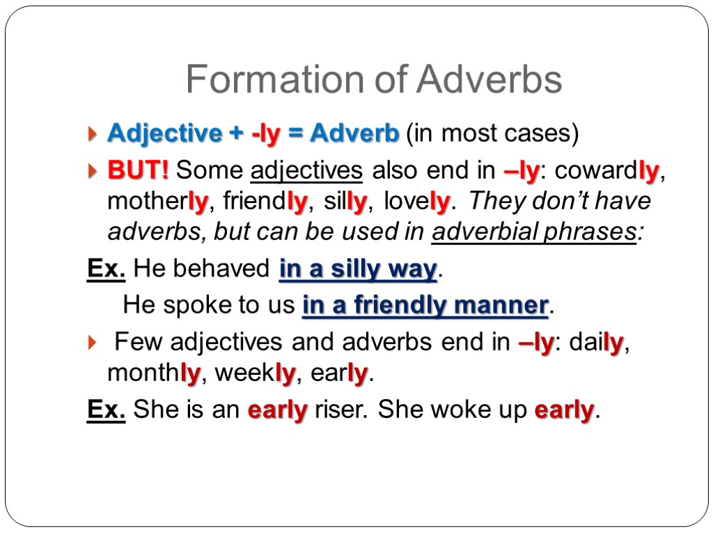 Adverbs grammar